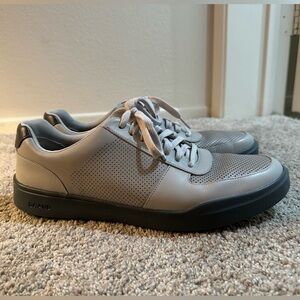 COLE HAAN Grand Crosscourt Modern Perforated Sneakers MENS SIZE 10.5 GREY